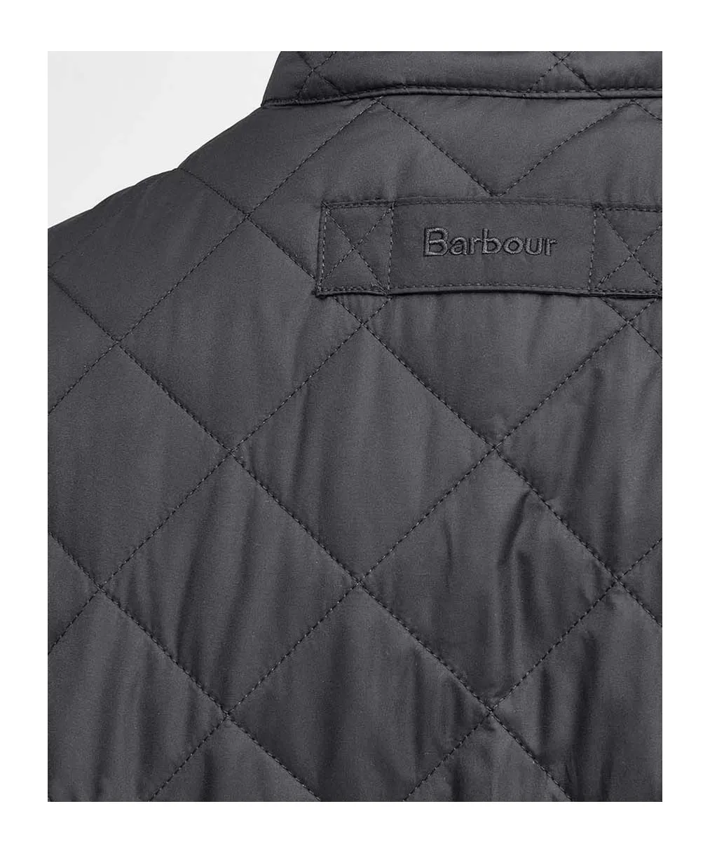 Diamond-Quilted Logo-Embroidered Gilet