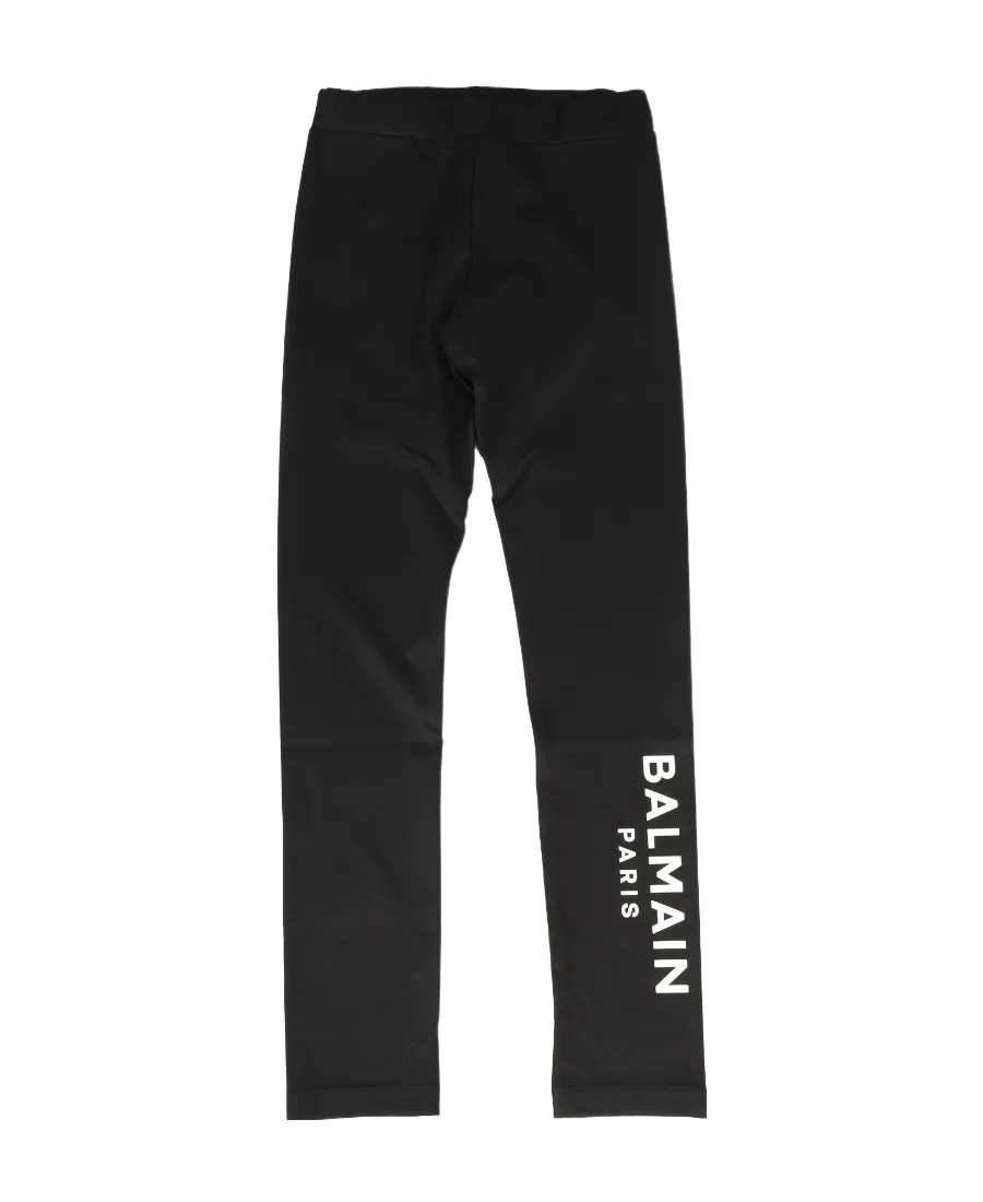 Logo Printed Mid-Rise Leggings