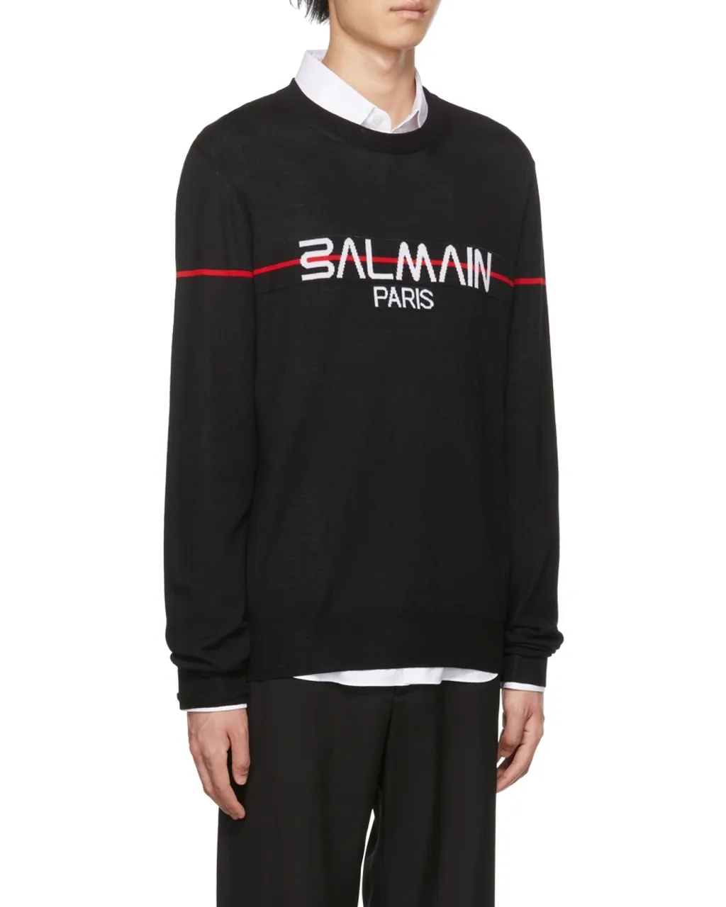 Intarsia Logo Jumper