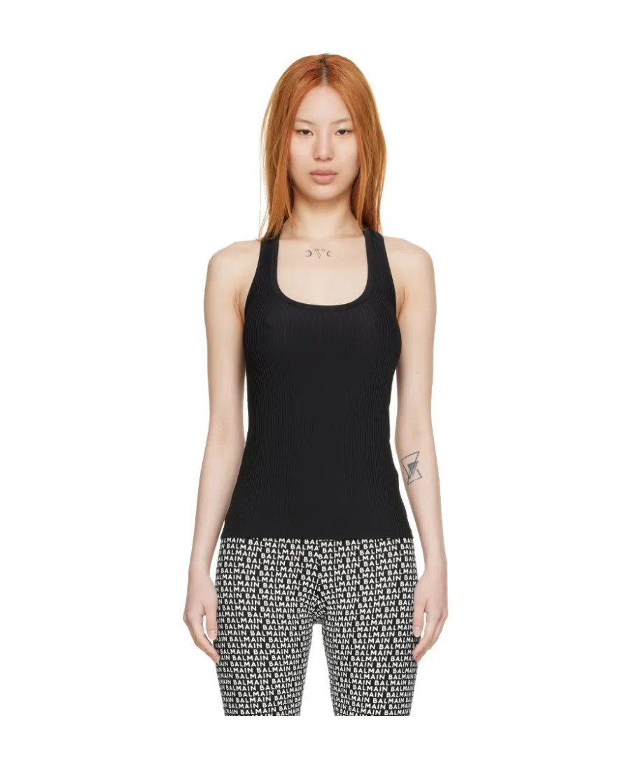 Black Nylon Vest