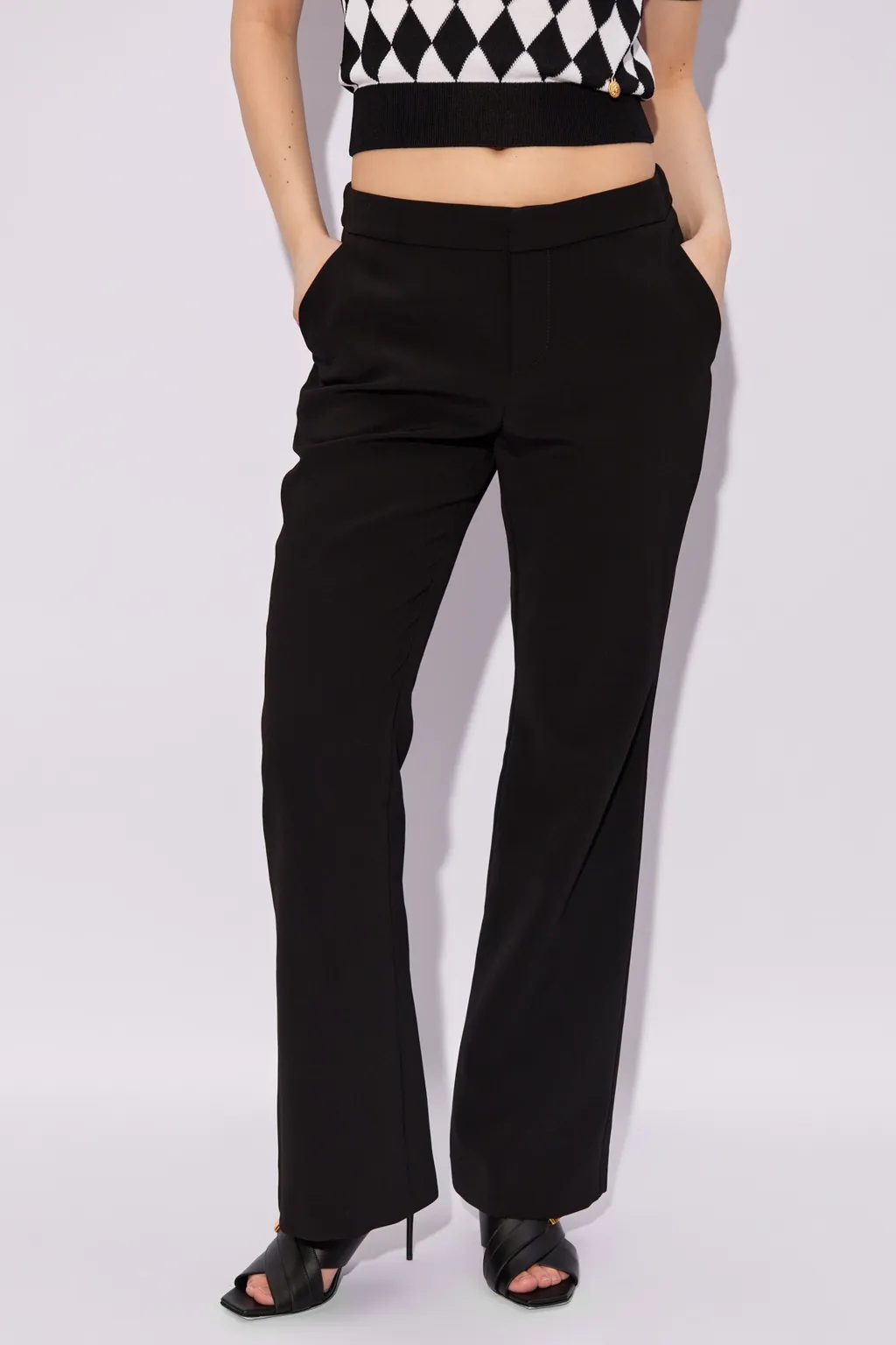 Straight Leg Tailored Pants