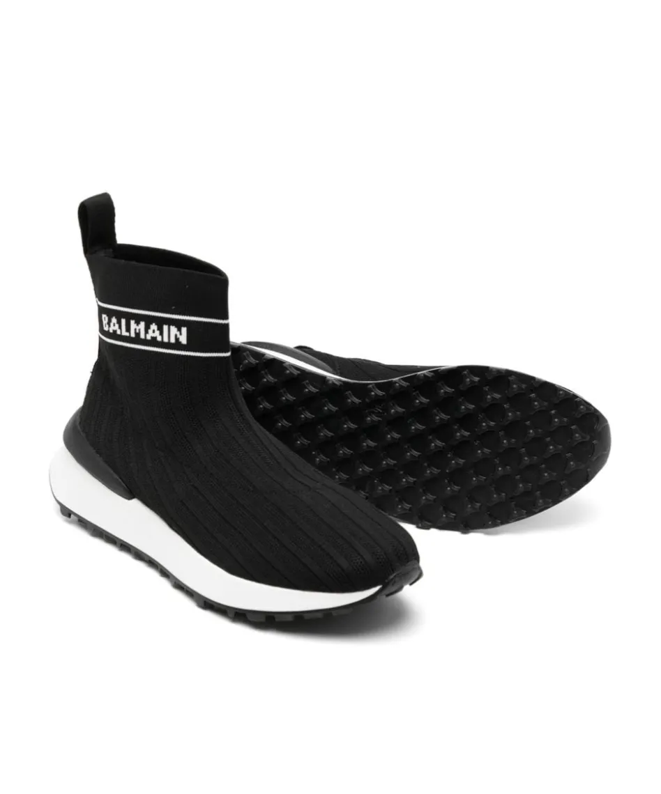 Logo-Intarsia Sock Sneakers