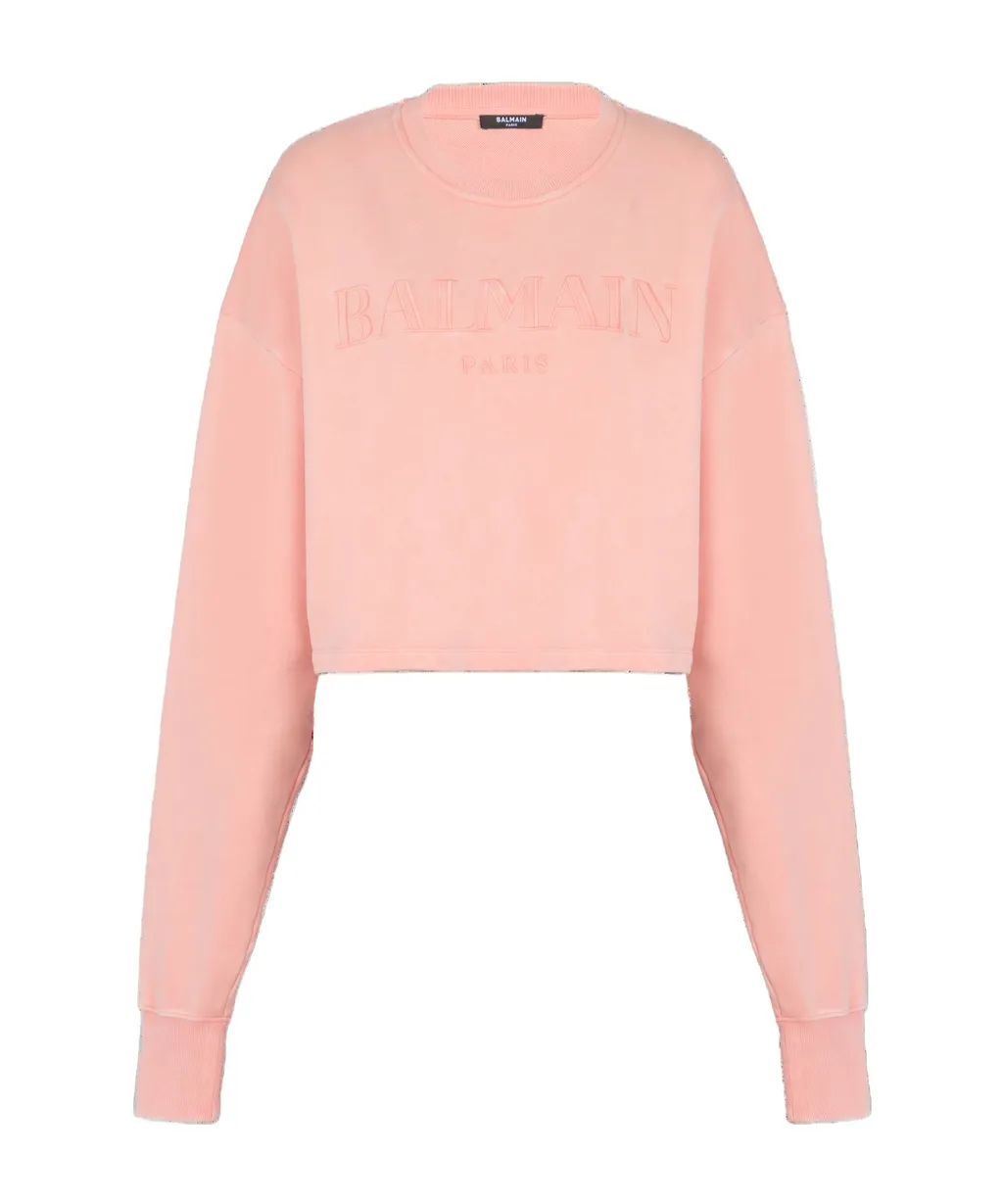 Logo Embroidered Vintage Sweatshirt