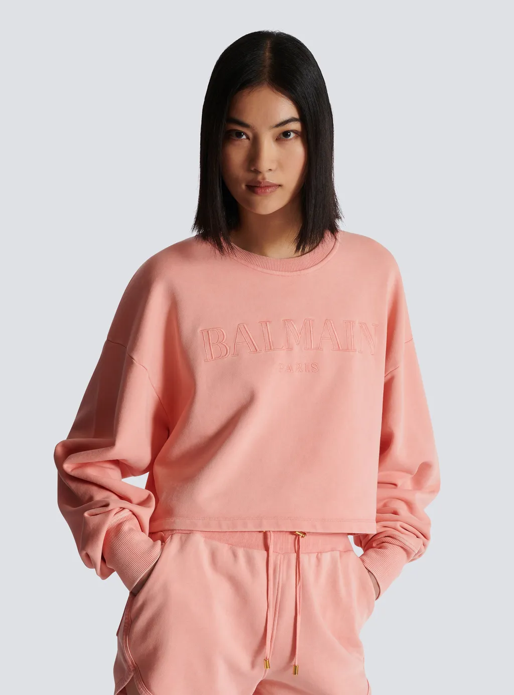 Logo Embroidered Vintage Sweatshirt
