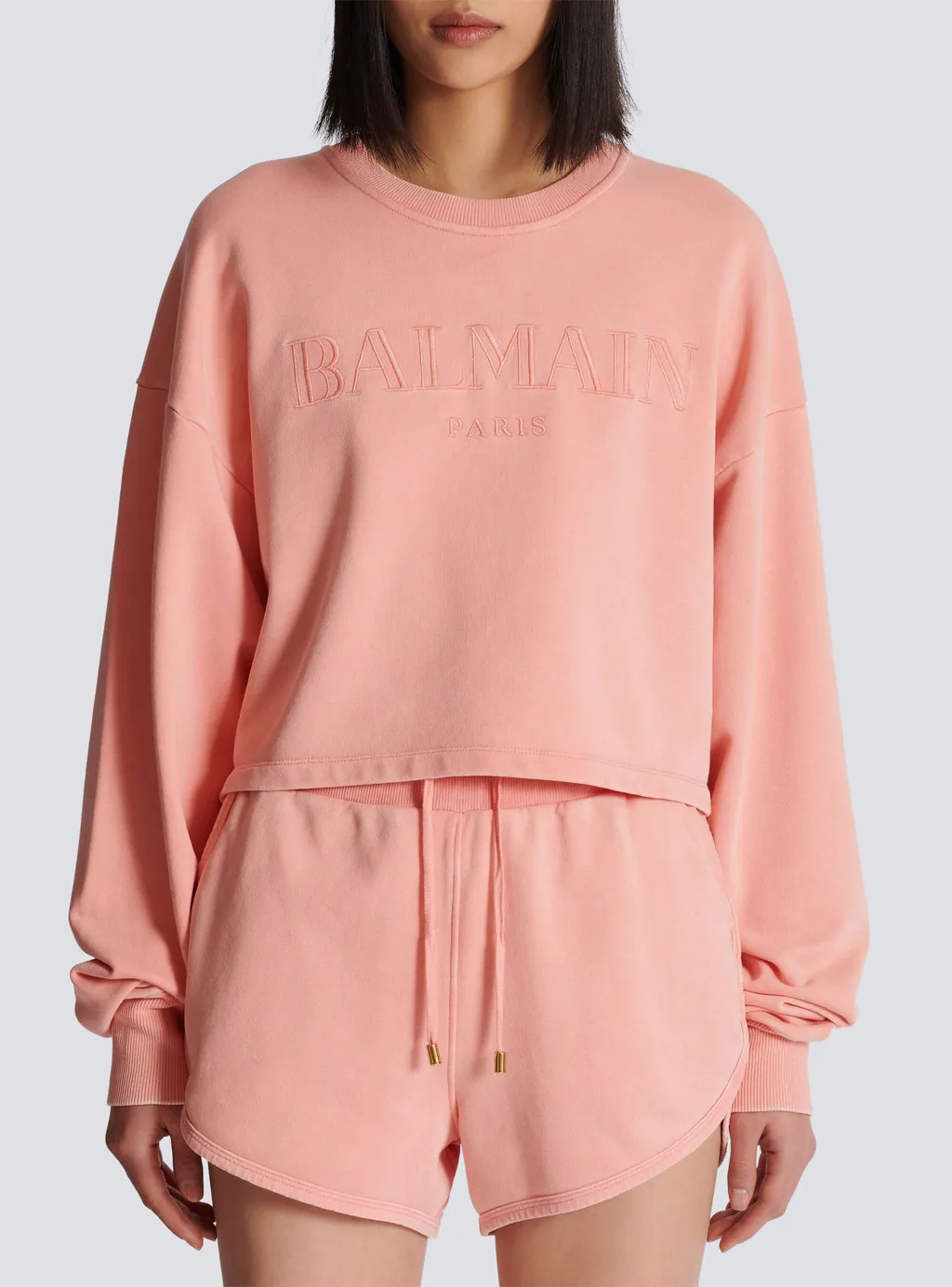 Logo Embroidered Vintage Sweatshirt