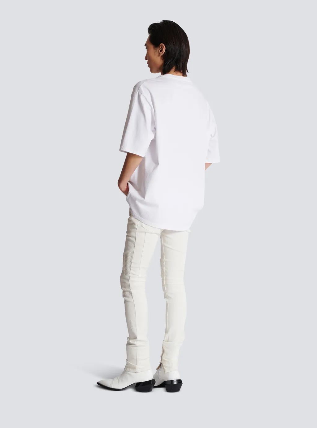 Postcard Printed Loose T-Shirt