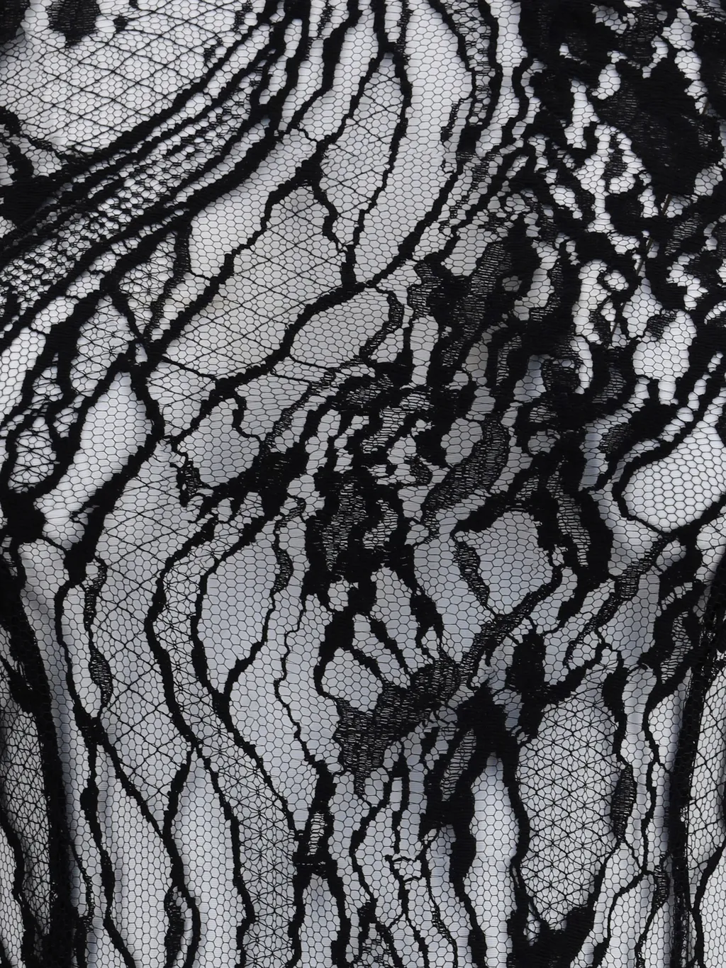Long-Sleeved Lace Bodysuit