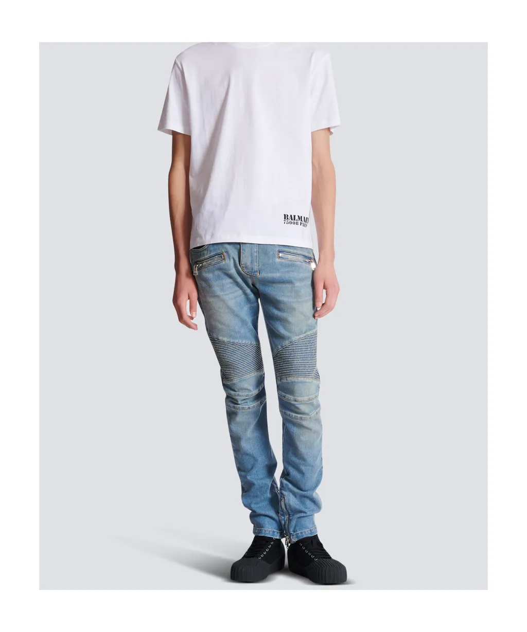 Slim-Fit Biker Jeans