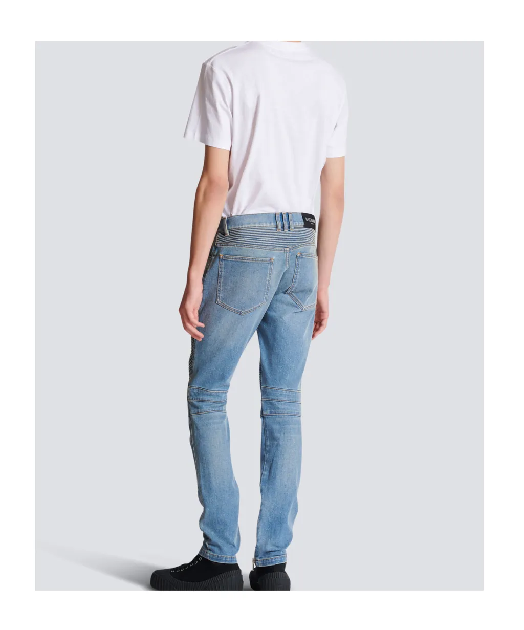 Slim-Fit Biker Jeans