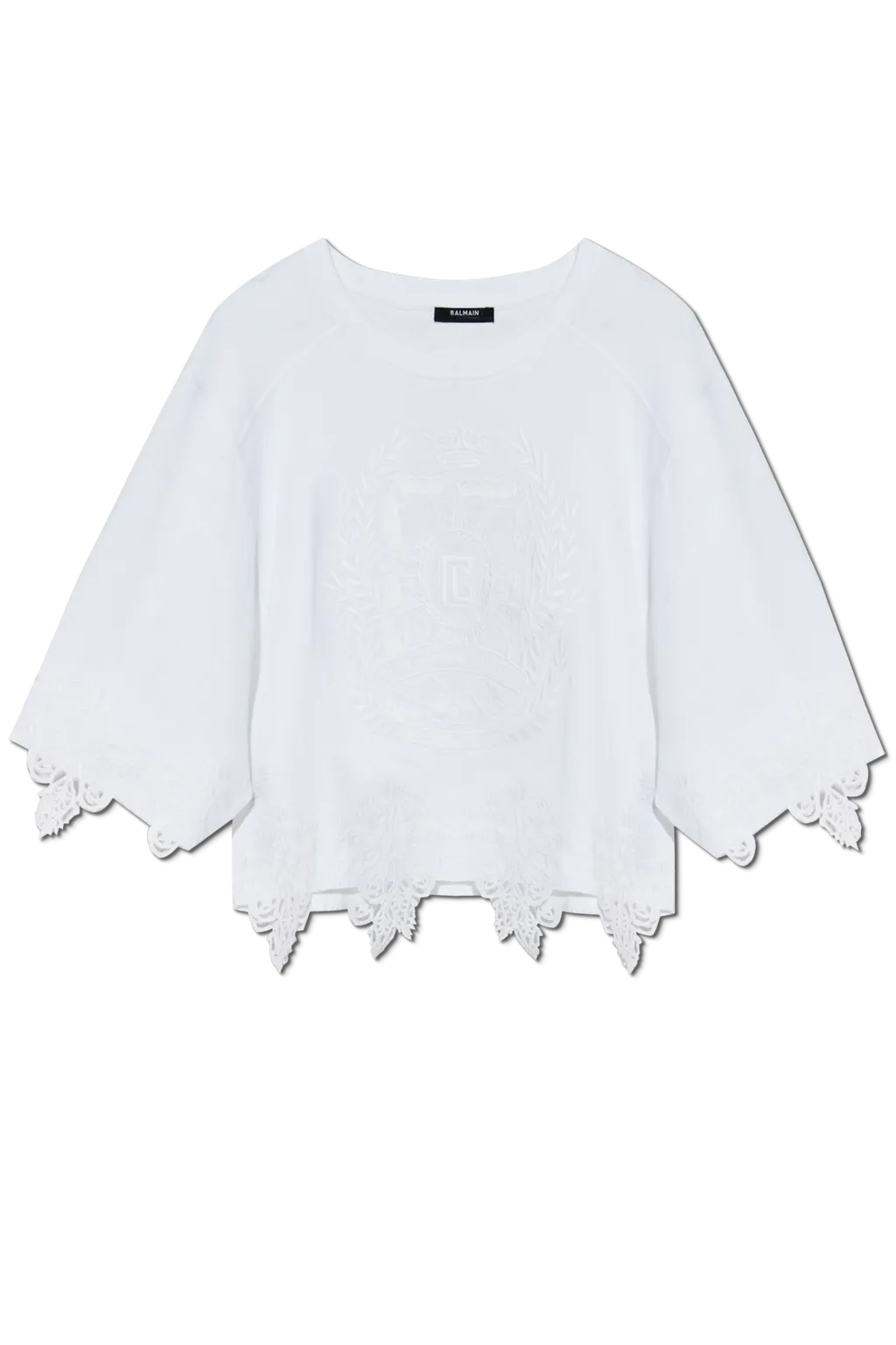 Logo Embroidered Oversize Top