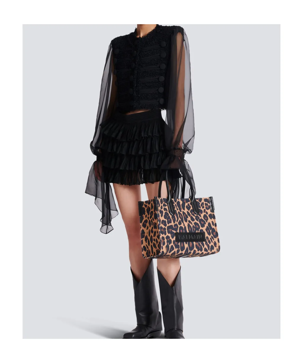 B-Army 36 Leopard Print Tote Bag