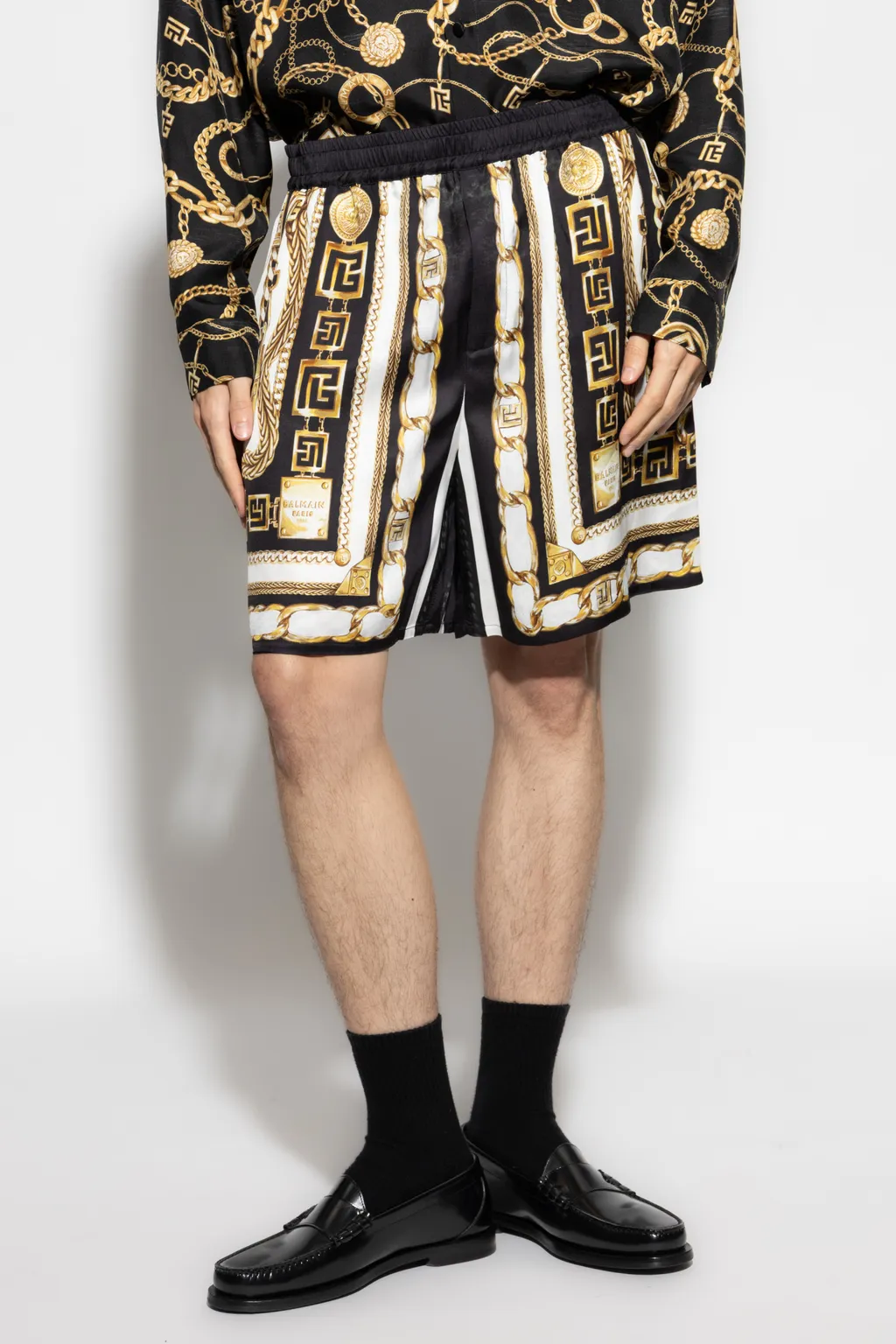 Relaxed Fit Printed Shorts