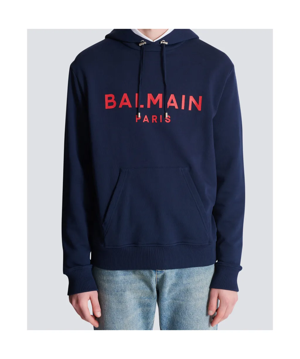 Printed Balmain Paris Hoodie