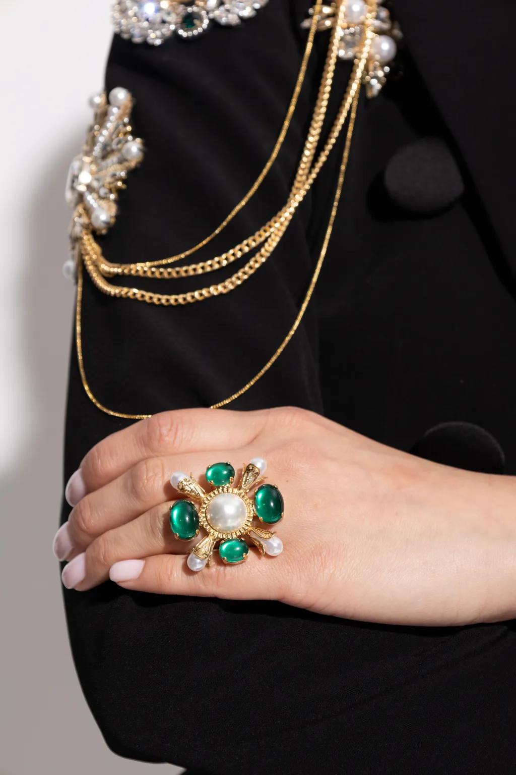 Shimmering Embellished Ring