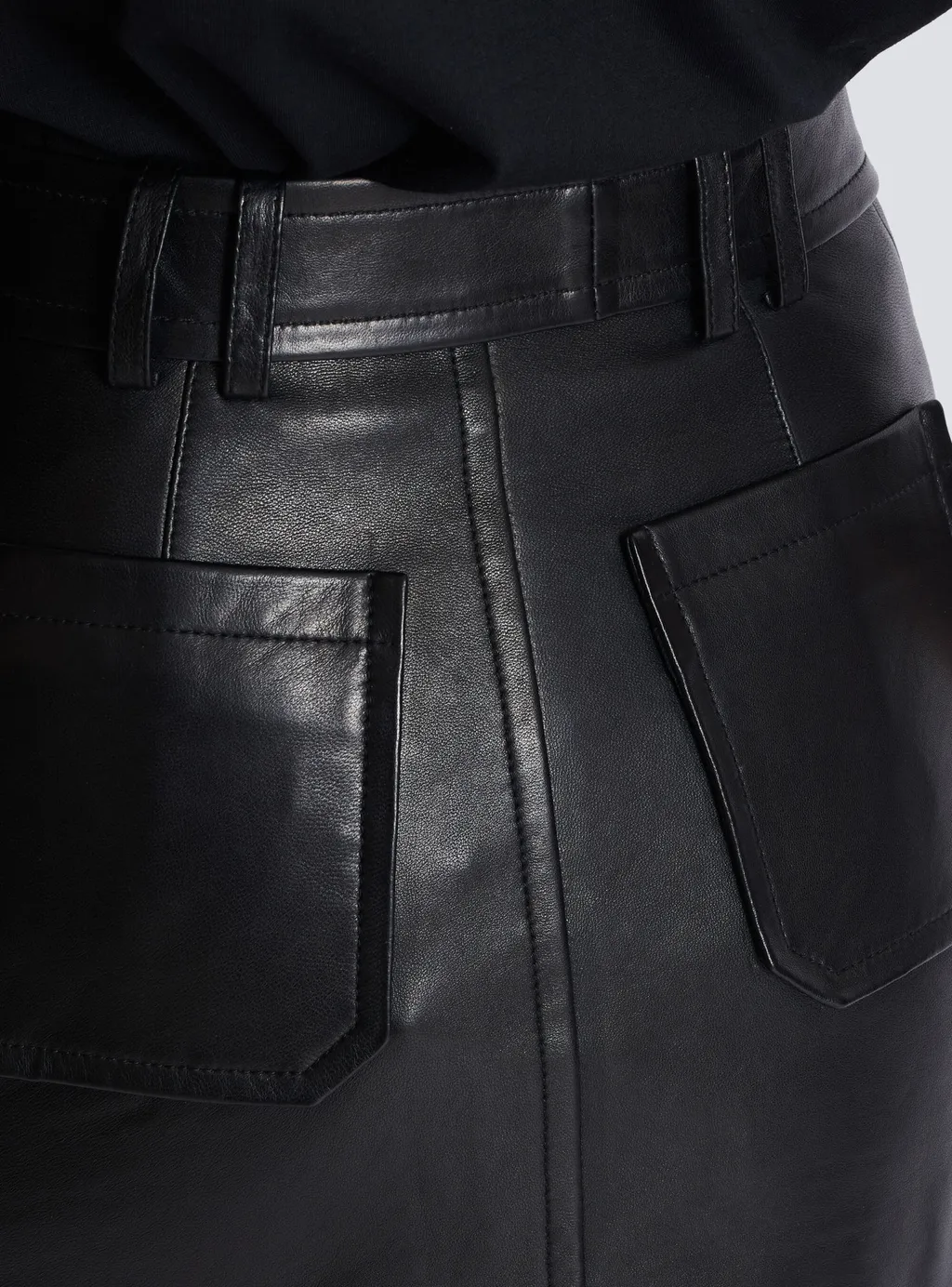 Short Leather Skirt