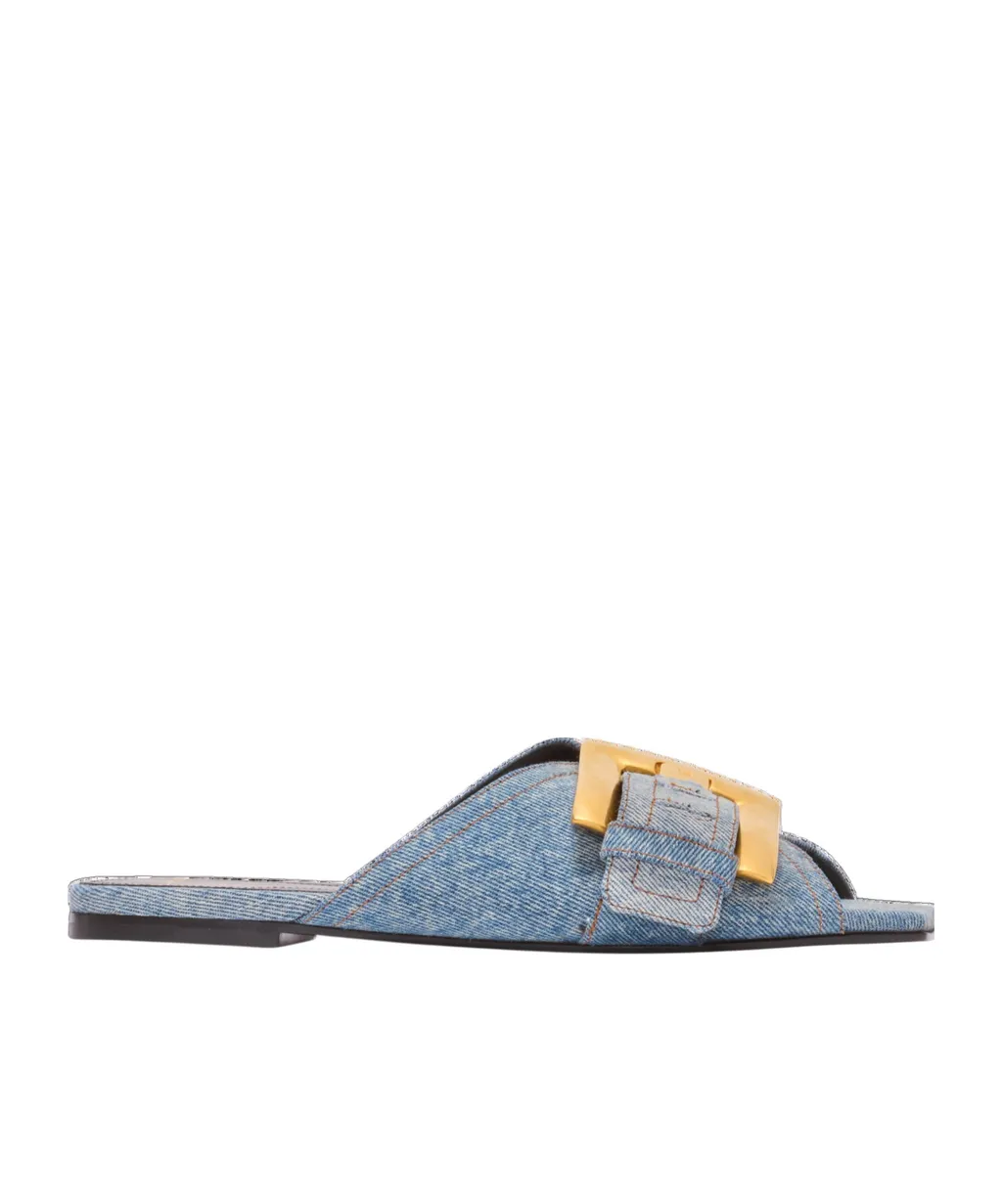 Anthem Flat Denim Sandals