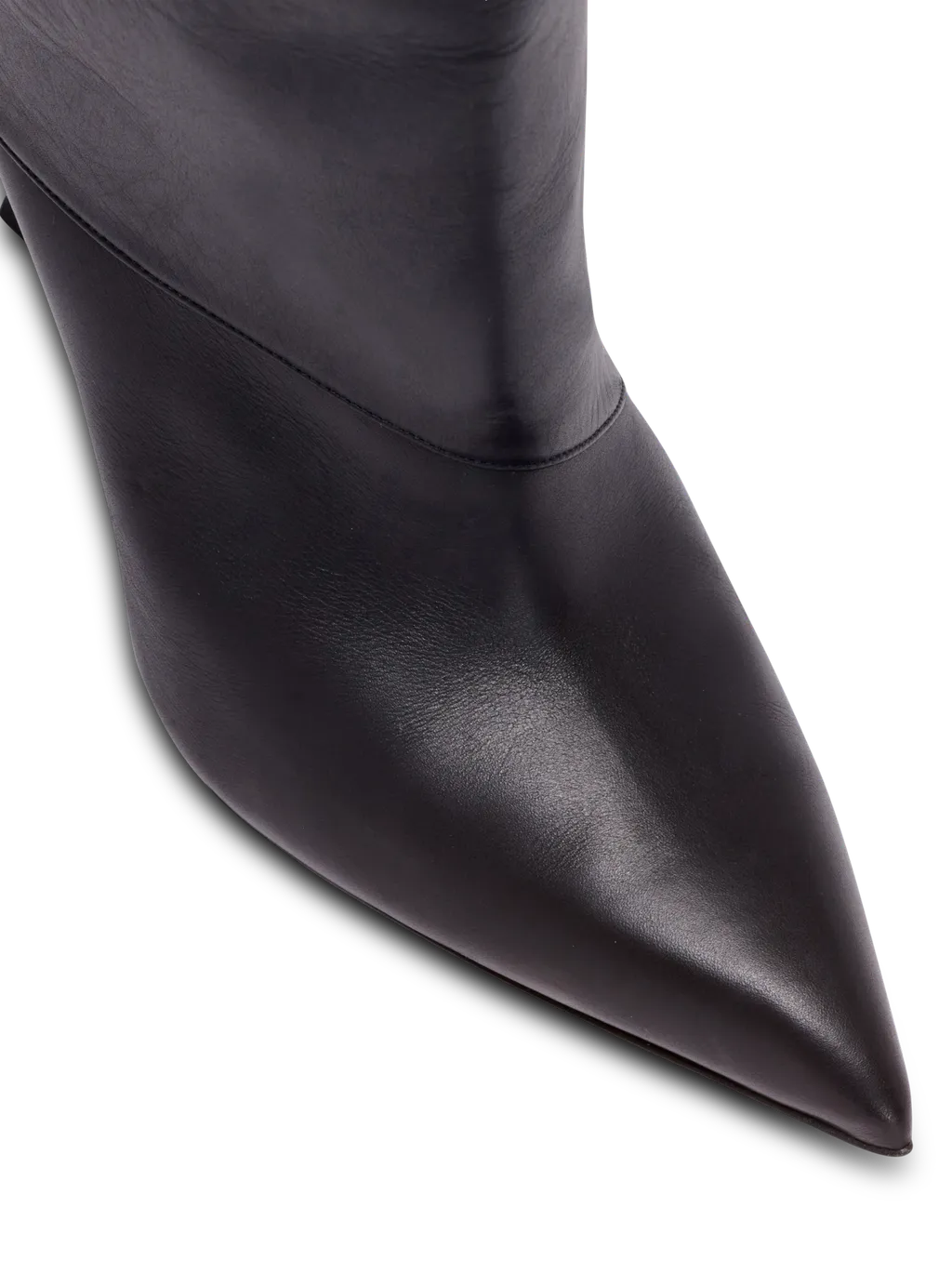 Twist Heeled Leather Boots