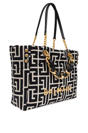 1945 Soft Logo Monogram Jacquard Shopper Bag