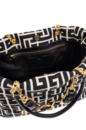 1945 Soft Logo Monogram Jacquard Shopper Bag