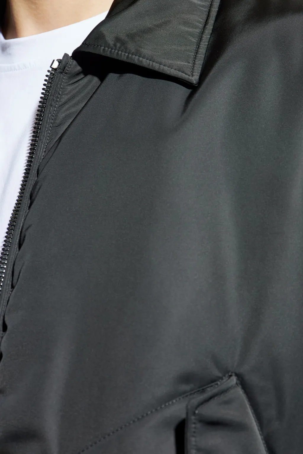 Logo Printed Bomber Jacket