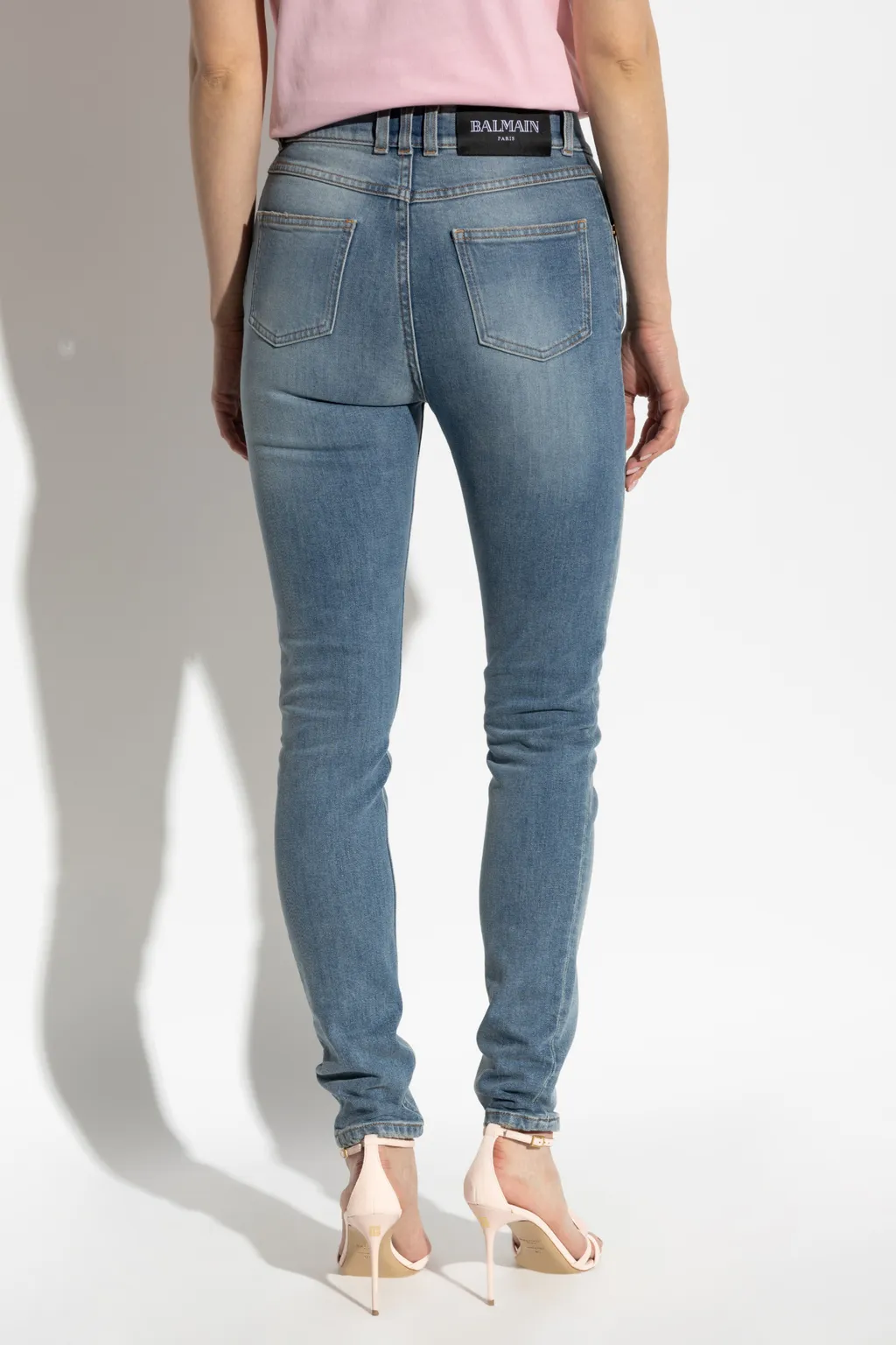 Tapered Leg Jeans