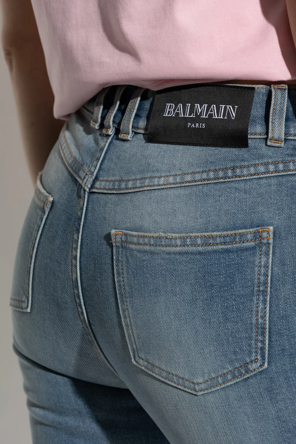 Tapered Leg Jeans