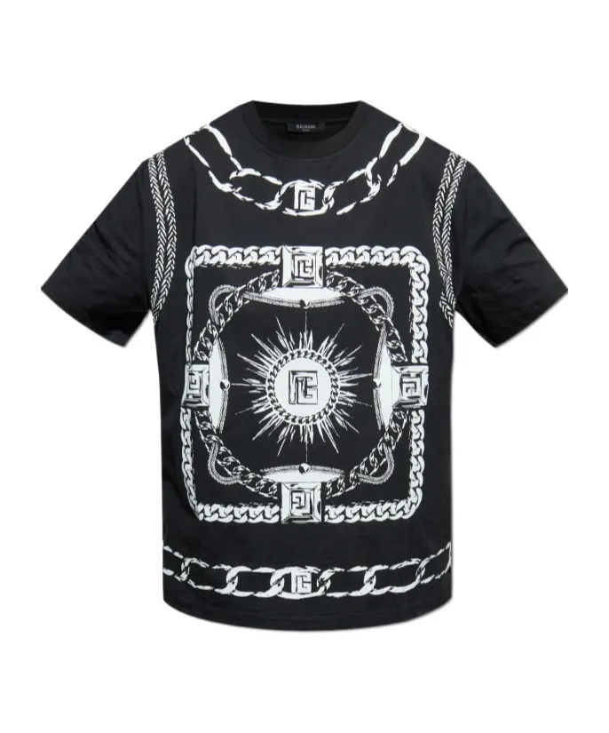 Foulard Printed Crewneck T-Shirt
