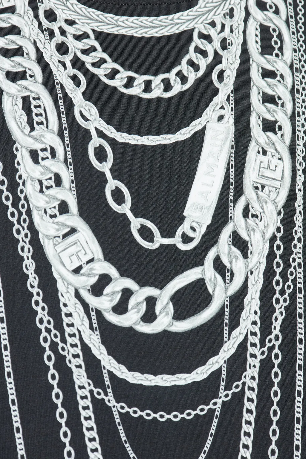 Detail Printed Short-Sleeved T-Shirt