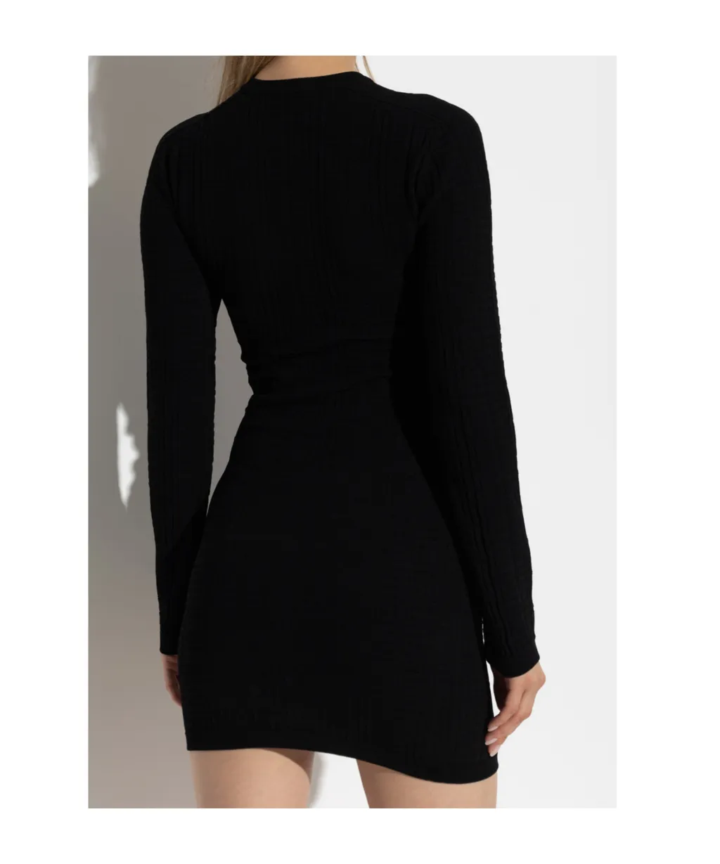 Monogram Knitted Mini Dress