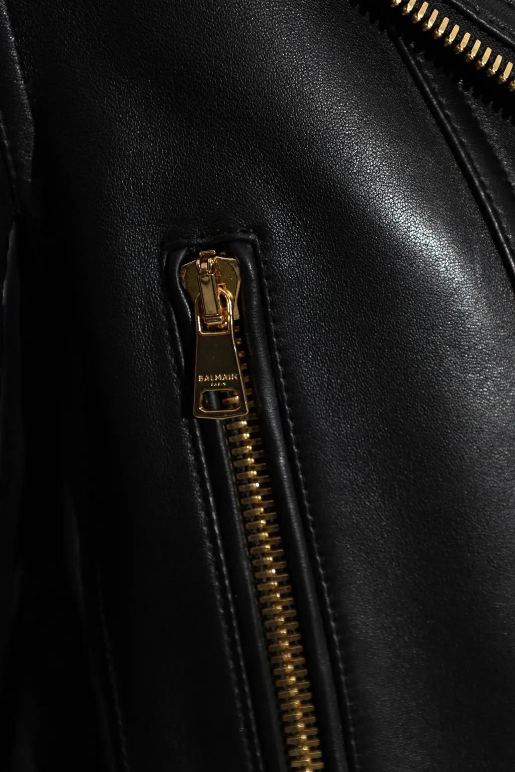 Cropped Leather Jacket