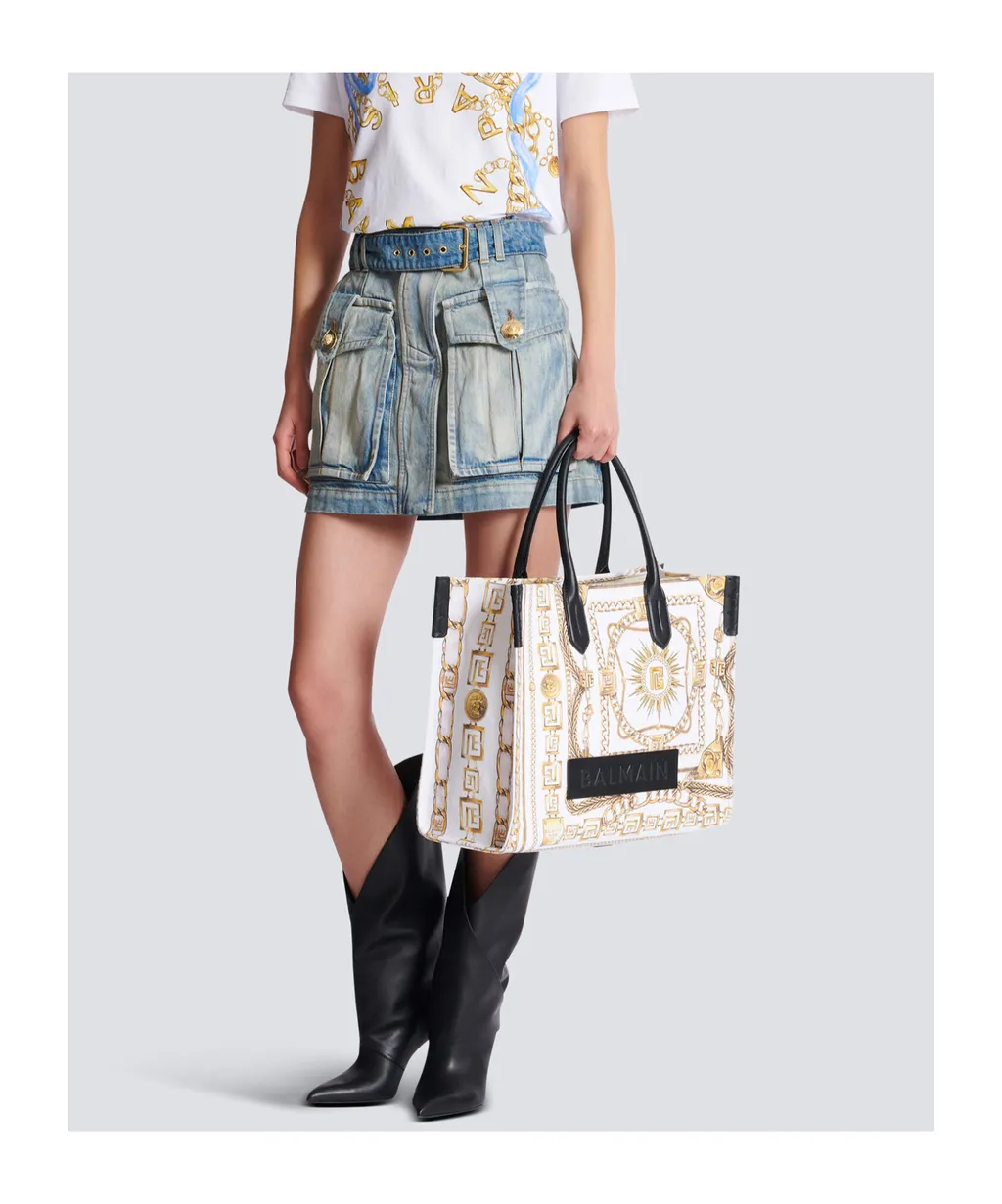 Printed B-Army Medium Tote Bag