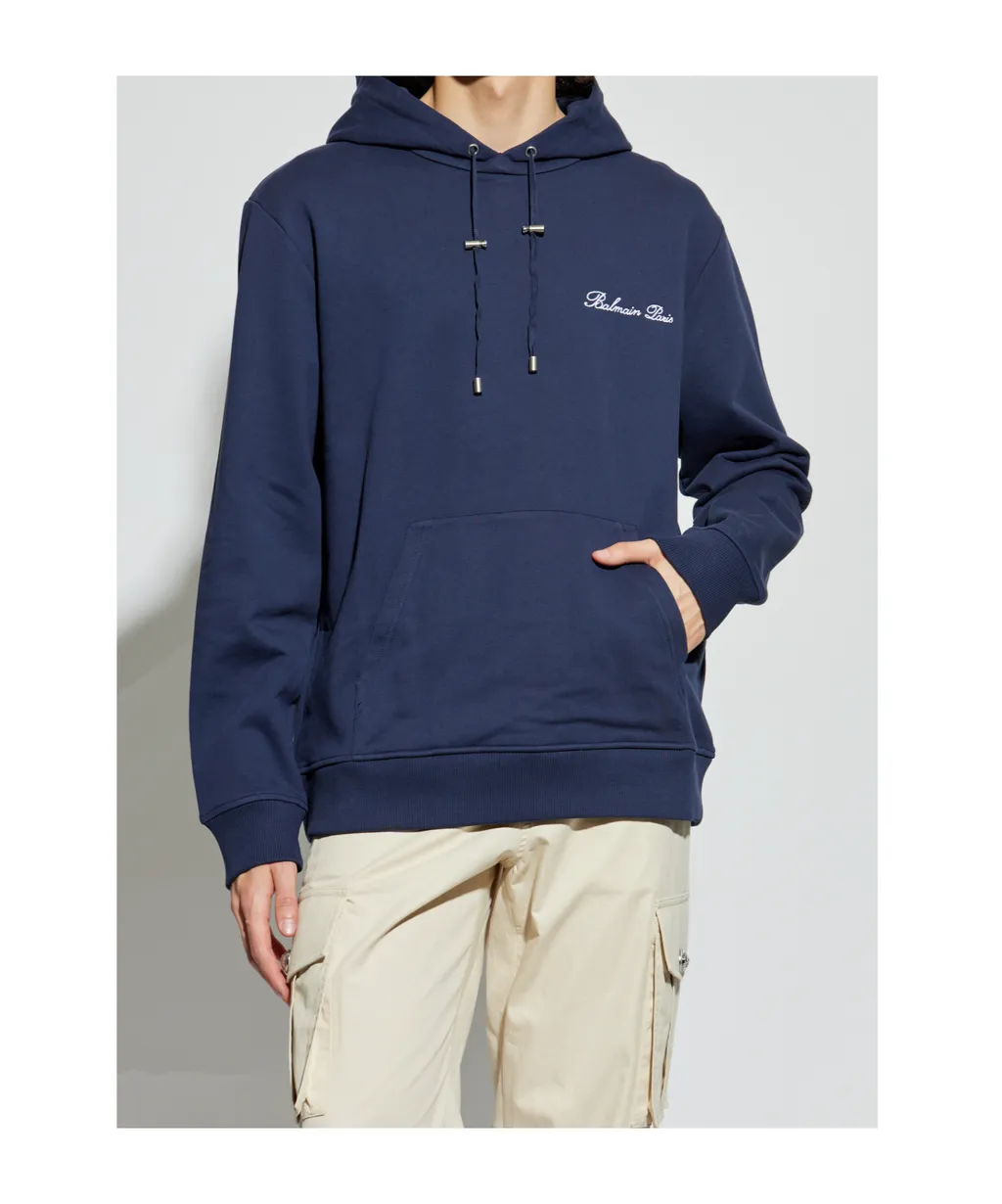 Logo-Embroidered Hoodie
