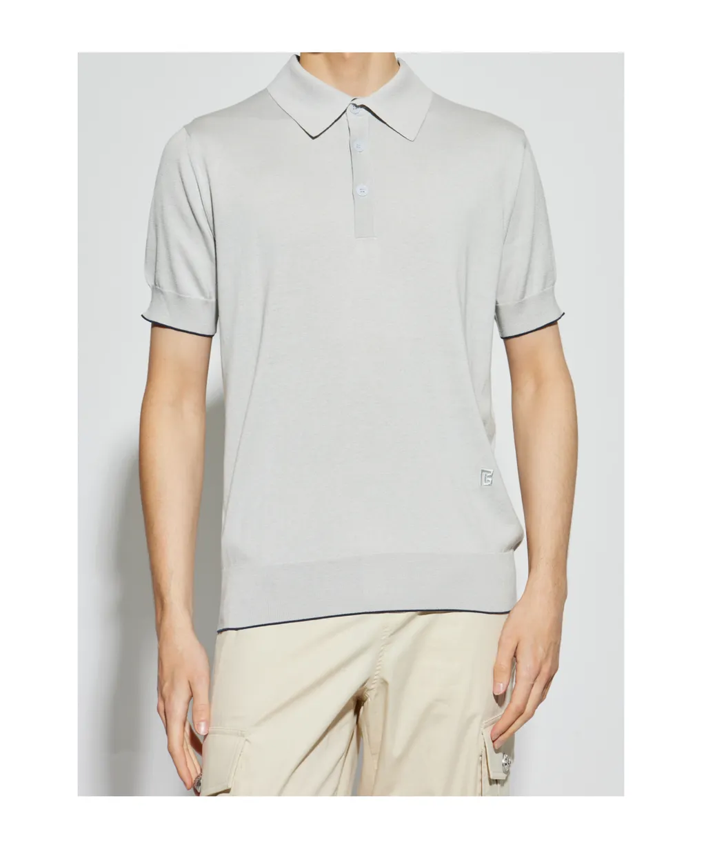 Logo Embroidered Polo Shirt