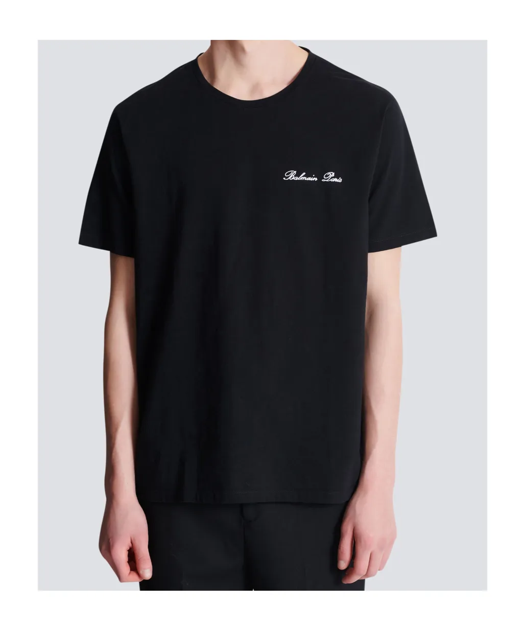 Logo Embroidered Crewneck T-Shirt
