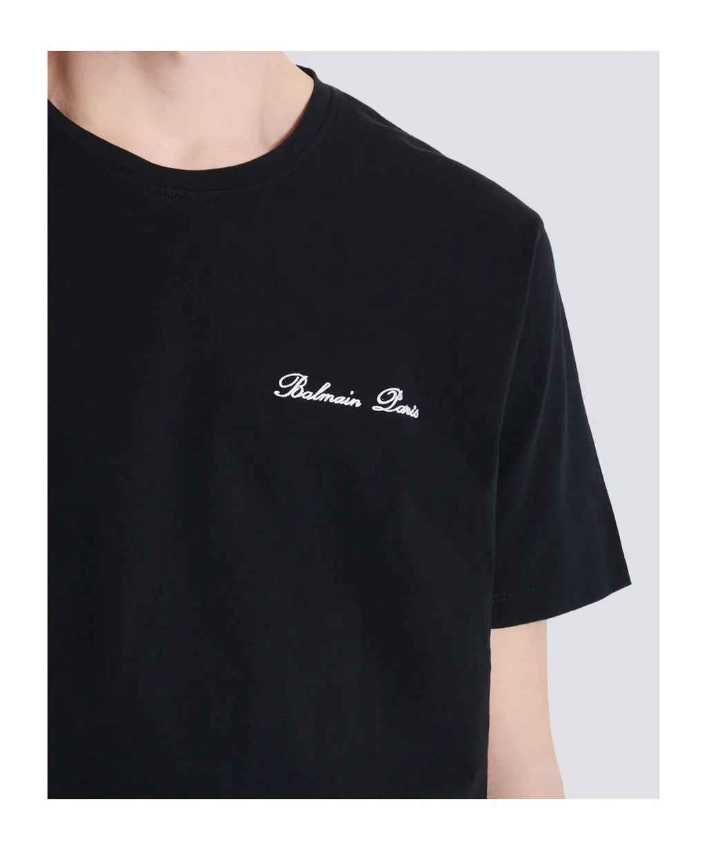 Logo Embroidered Crewneck T-Shirt