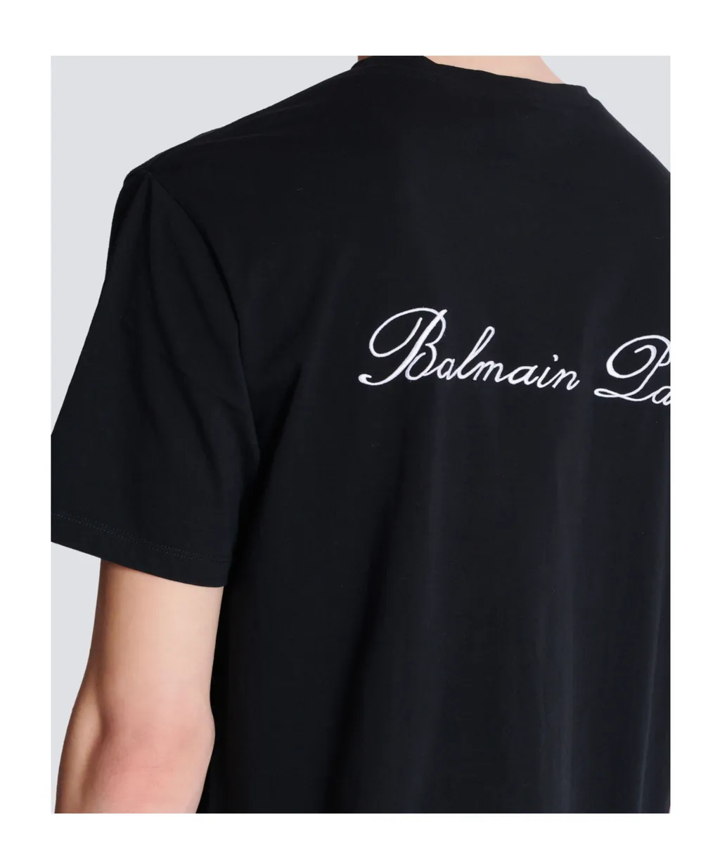 Logo Embroidered Crewneck T-Shirt