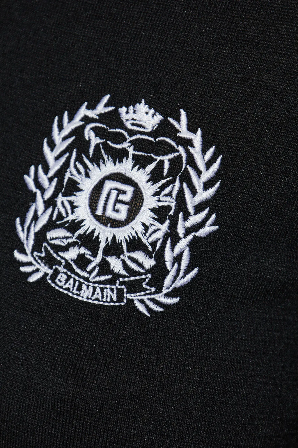 EmblÈMe-Embroidered Knit Top