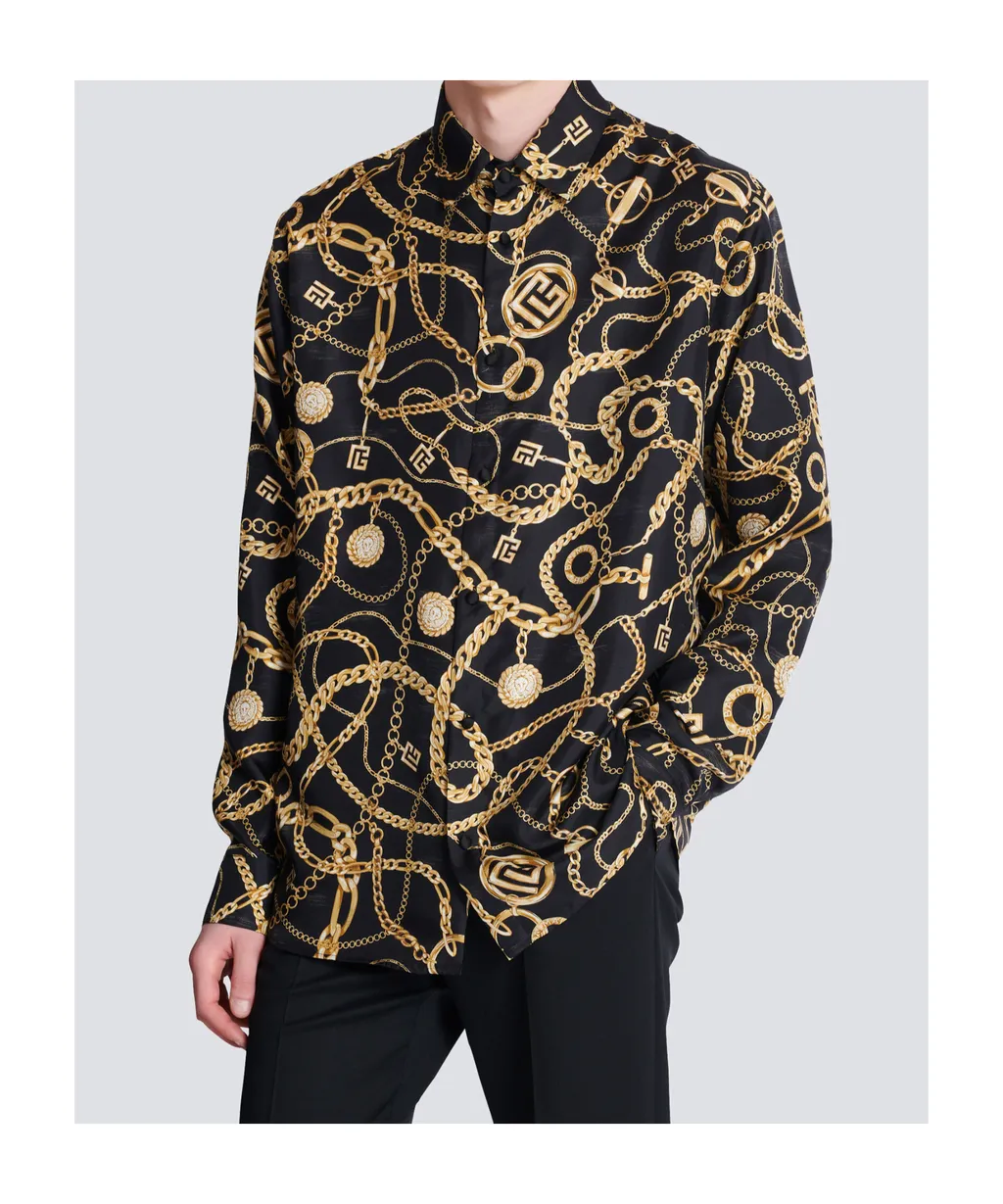 ChaÎNes Pattern Printed Shirt