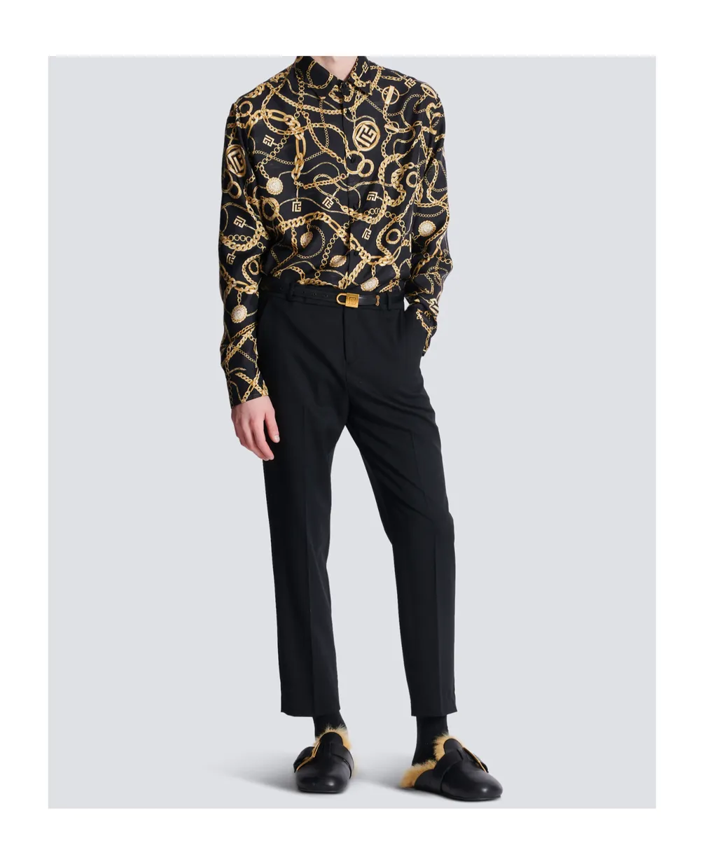 ChaÎNes Pattern Printed Shirt
