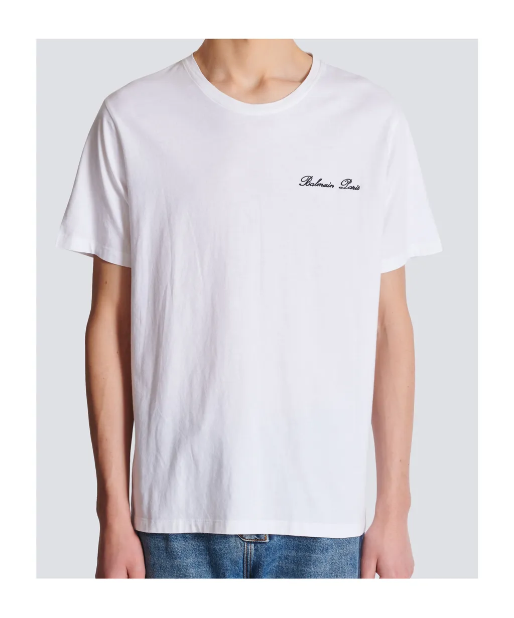 Logo Embroidered Crewneck T-Shirt