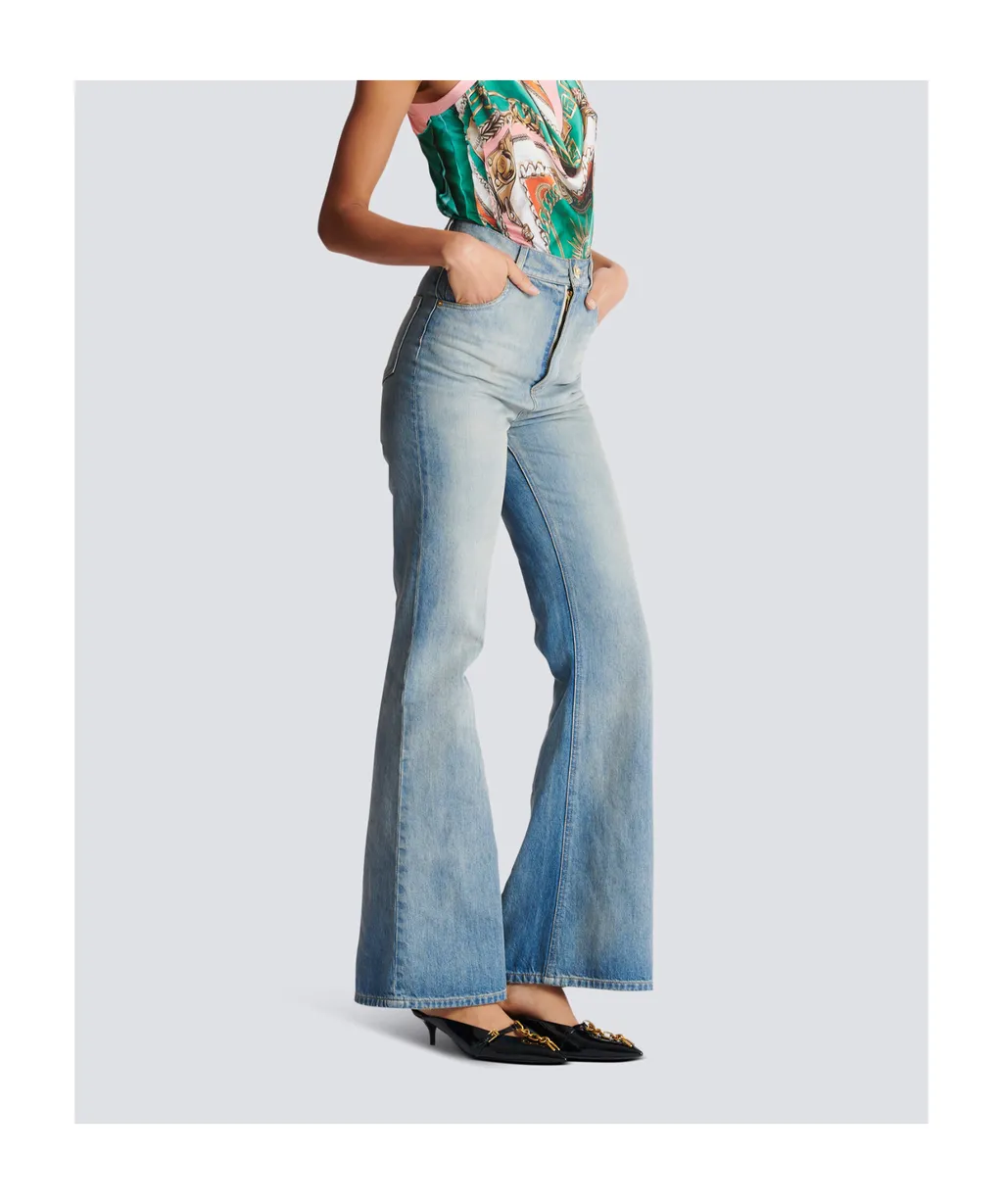 Flared-Fit Denim Jeans