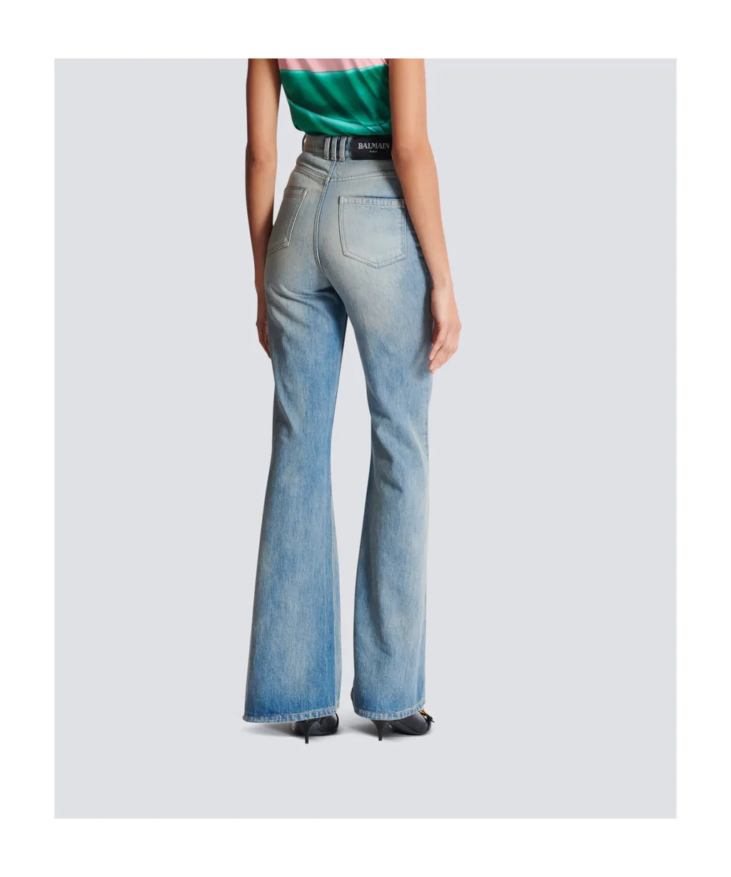Flared-Fit Denim Jeans