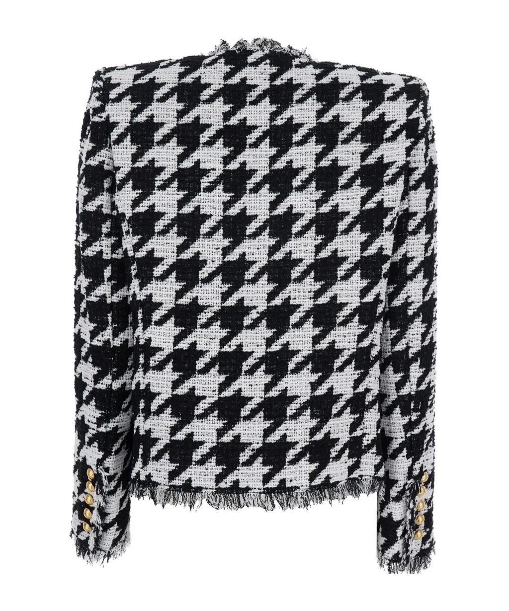 Two-Toned Tweed Spencer Jacket