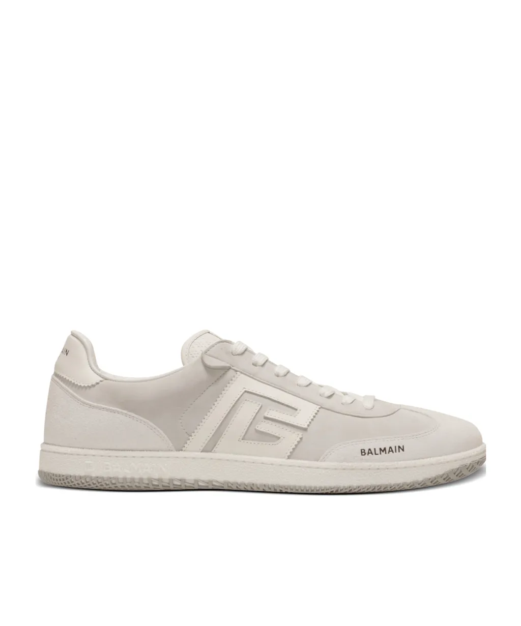 Swan Suede And Smooth Leather Trainers