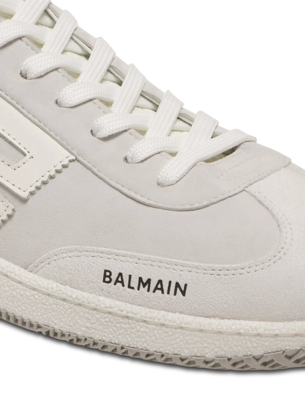 Swan Suede And Smooth Leather Trainers