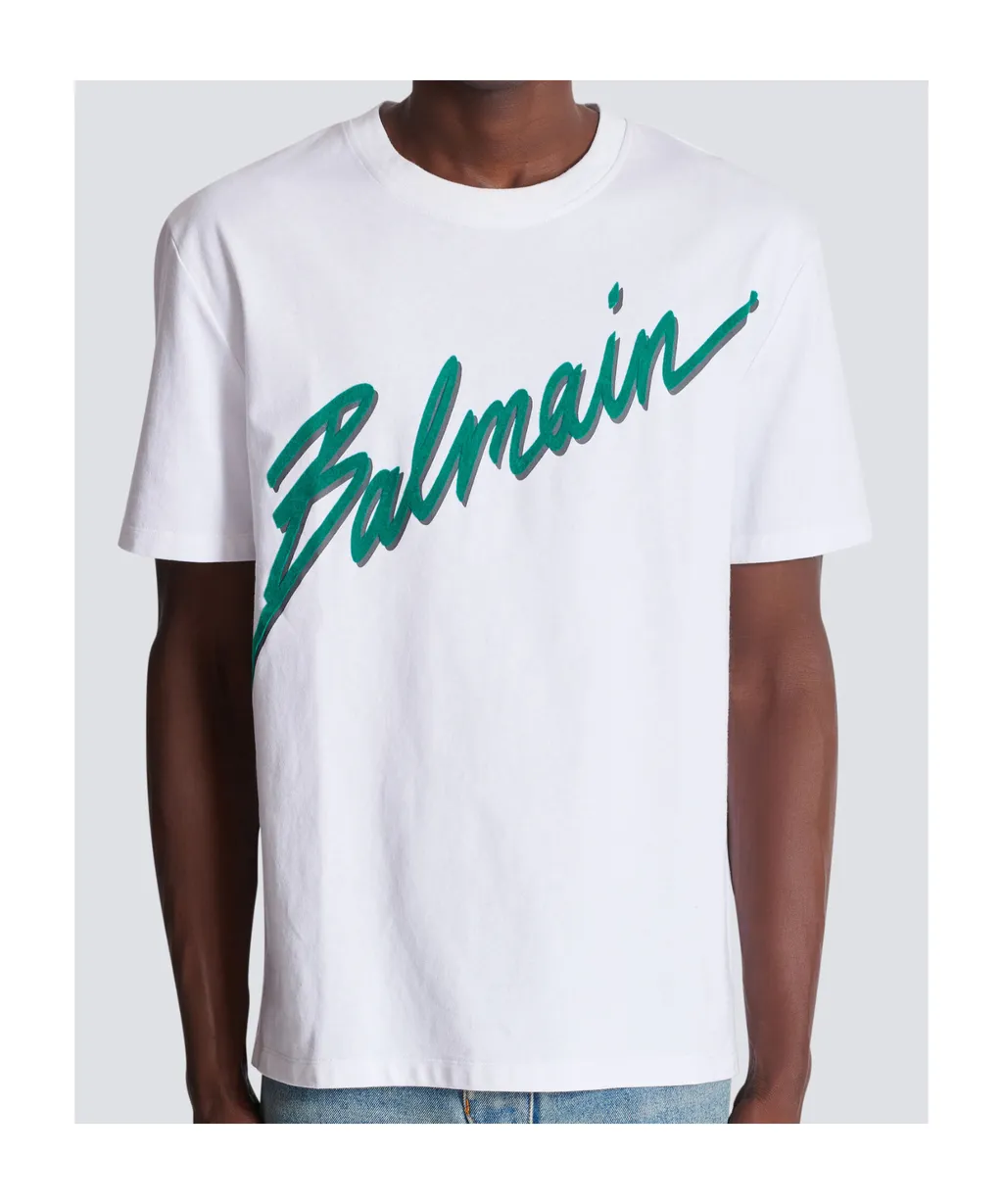 Logo Printed Straight Hem T-Shirt