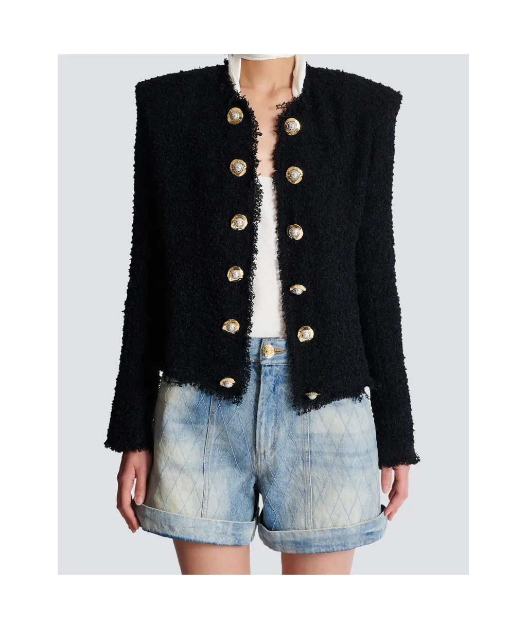 Edge-To-Edge Tweed Jacket