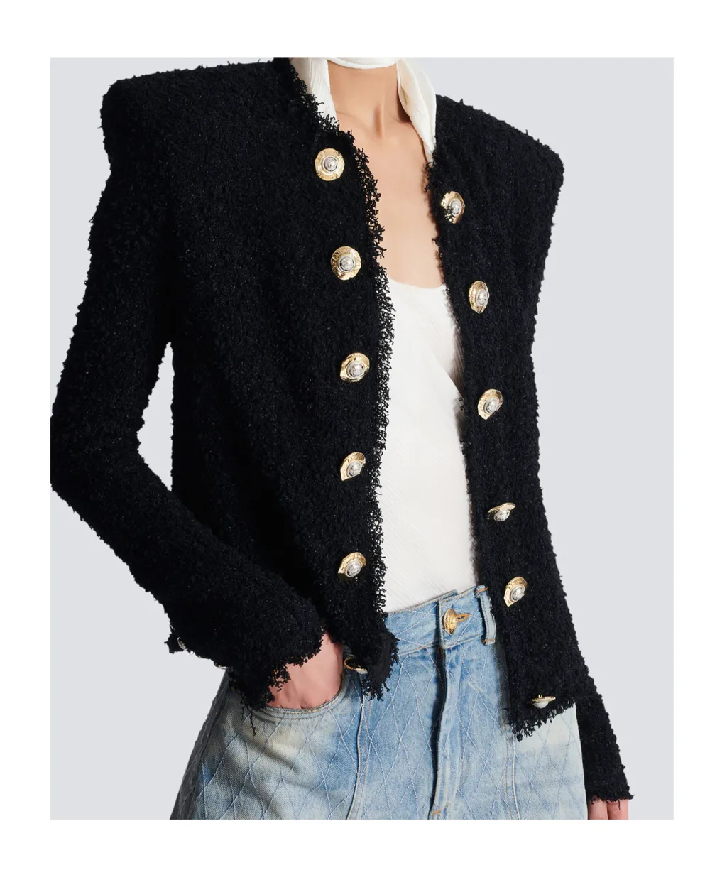 Edge-To-Edge Tweed Jacket