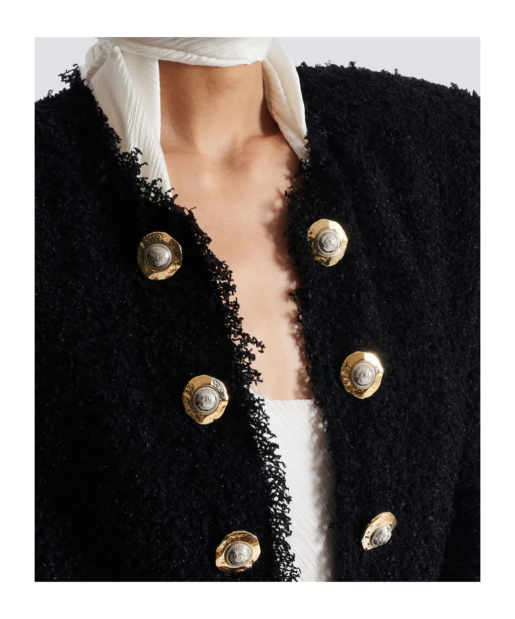 Edge-To-Edge Tweed Jacket