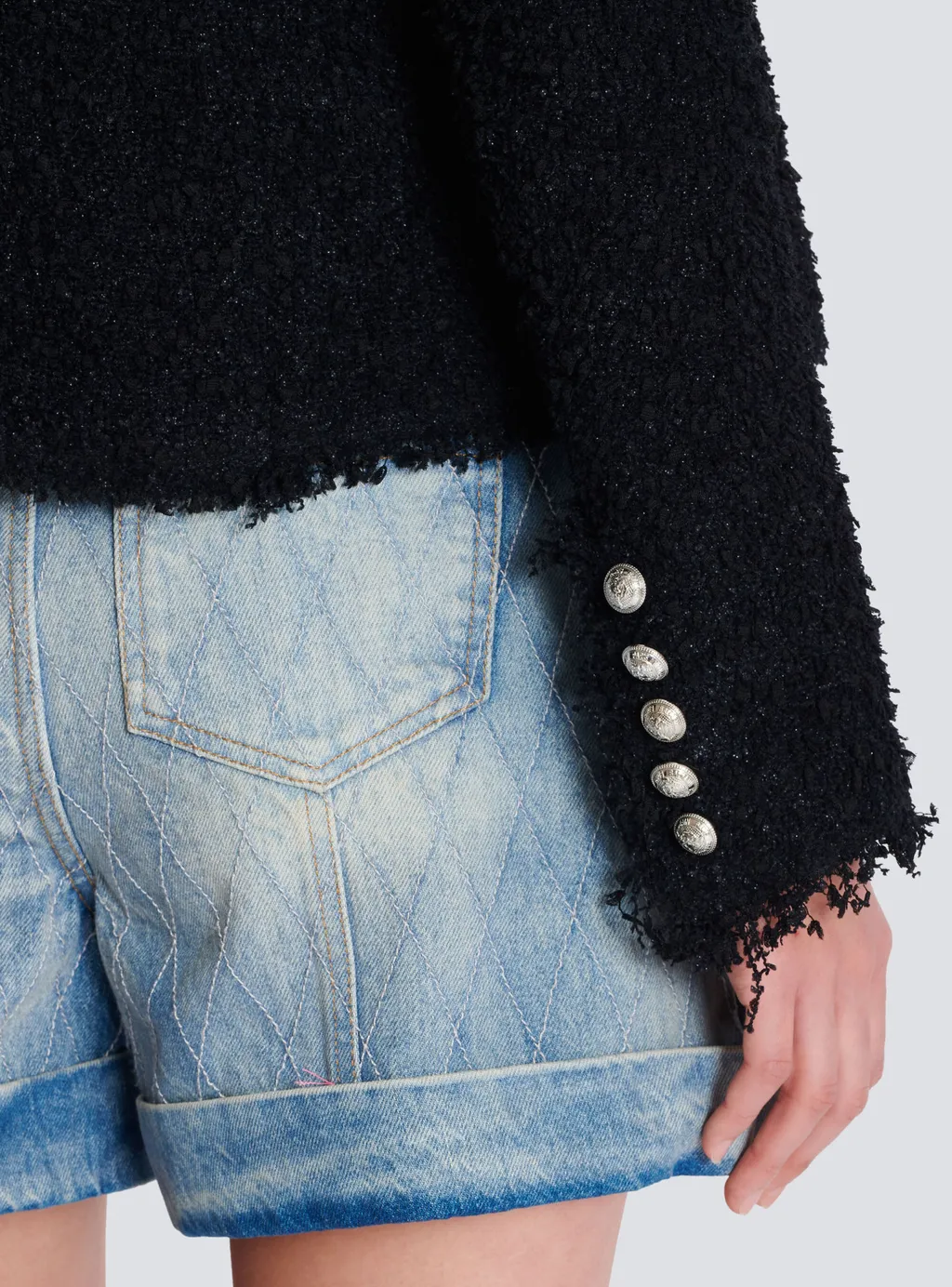 Edge-To-Edge Tweed Jacket